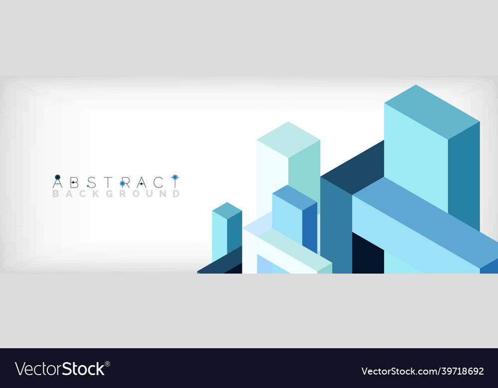 Abstract background 3d cubes cubic elements