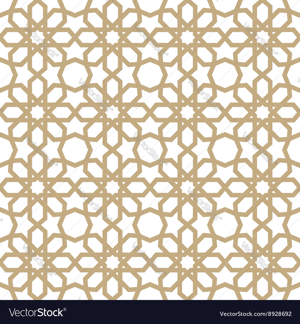 Arabic pattern Royalty Free Vector Image - VectorStock