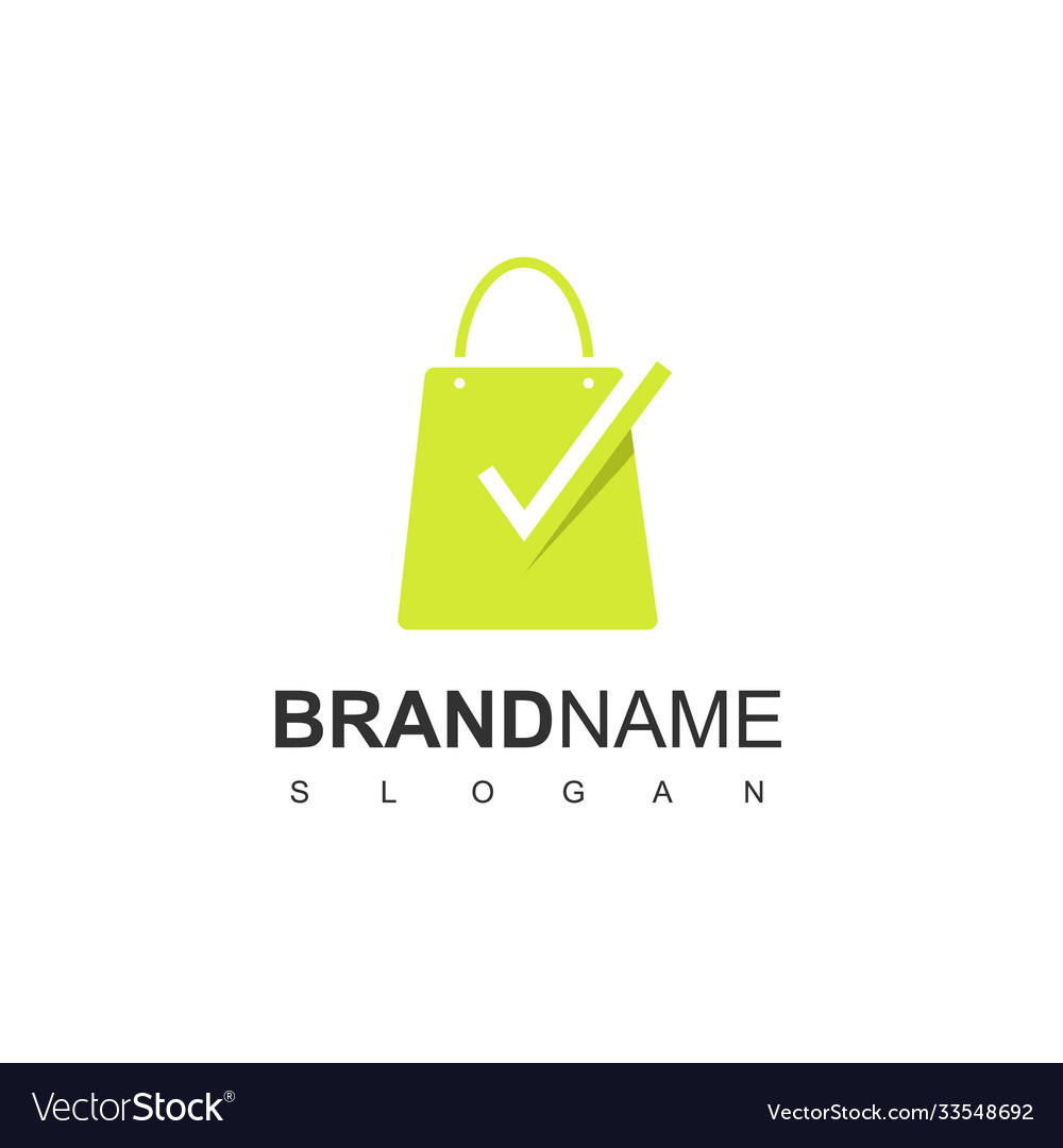 Good shop logo mit tasche symbol