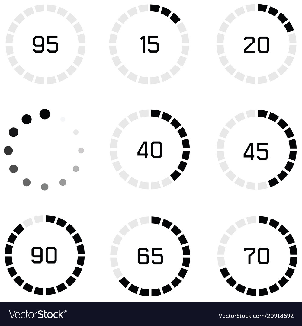 Loading icon set