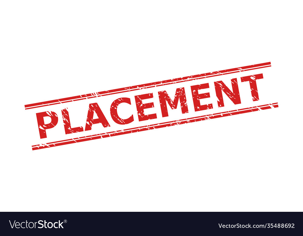 Placement seal with unclean texture and double