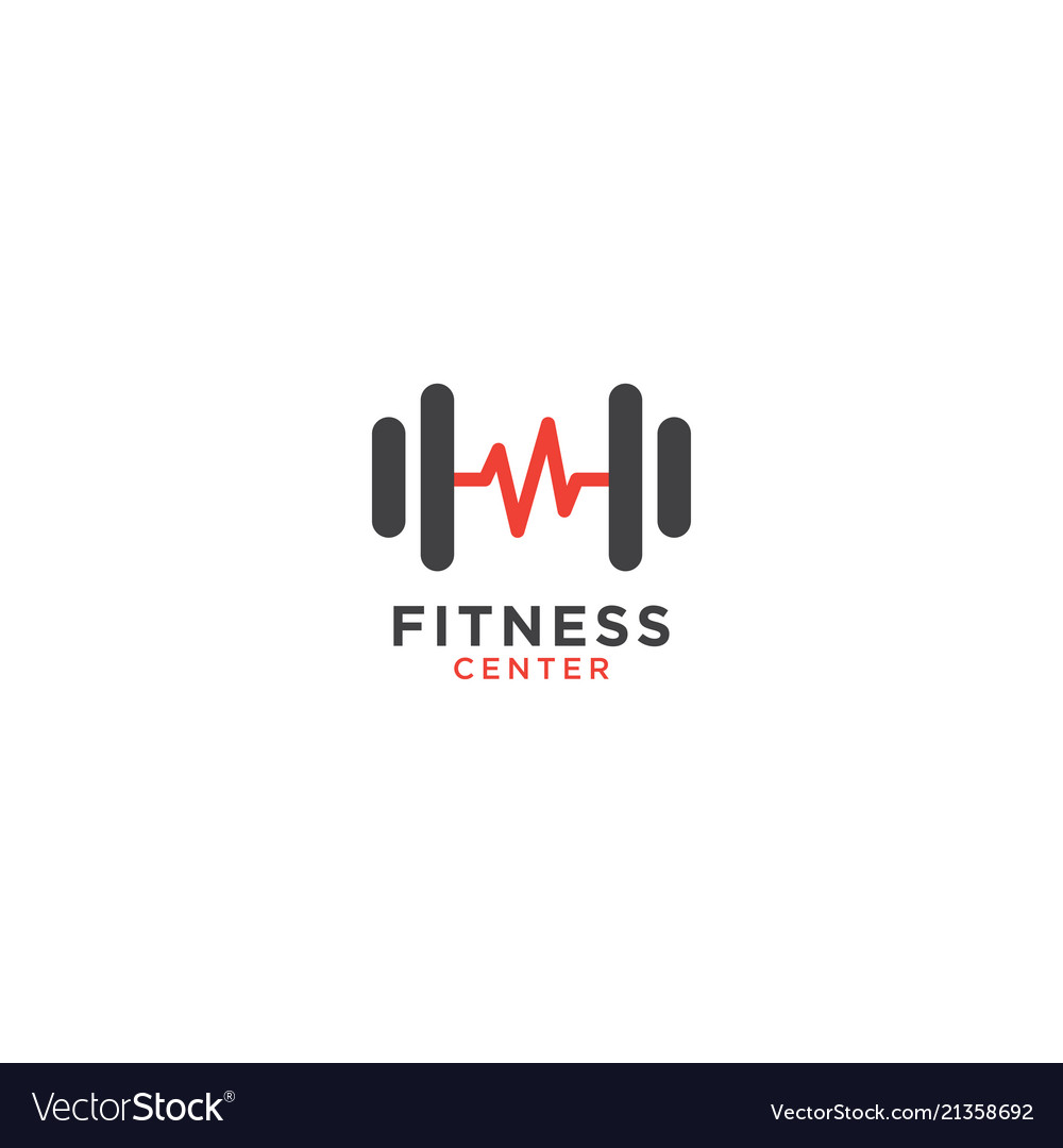 Fitness club logo Royalty Free Vector Image - VectorStock