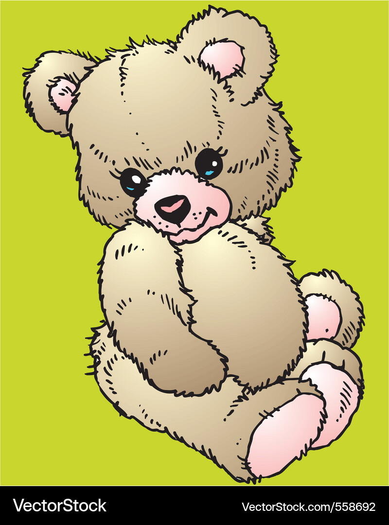 Teddy bear Royalty Free Vector Image - VectorStock