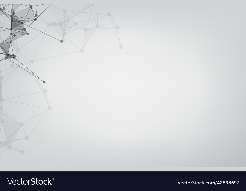 Network technology background with dots and lines vector image Network technology background with dots and lines