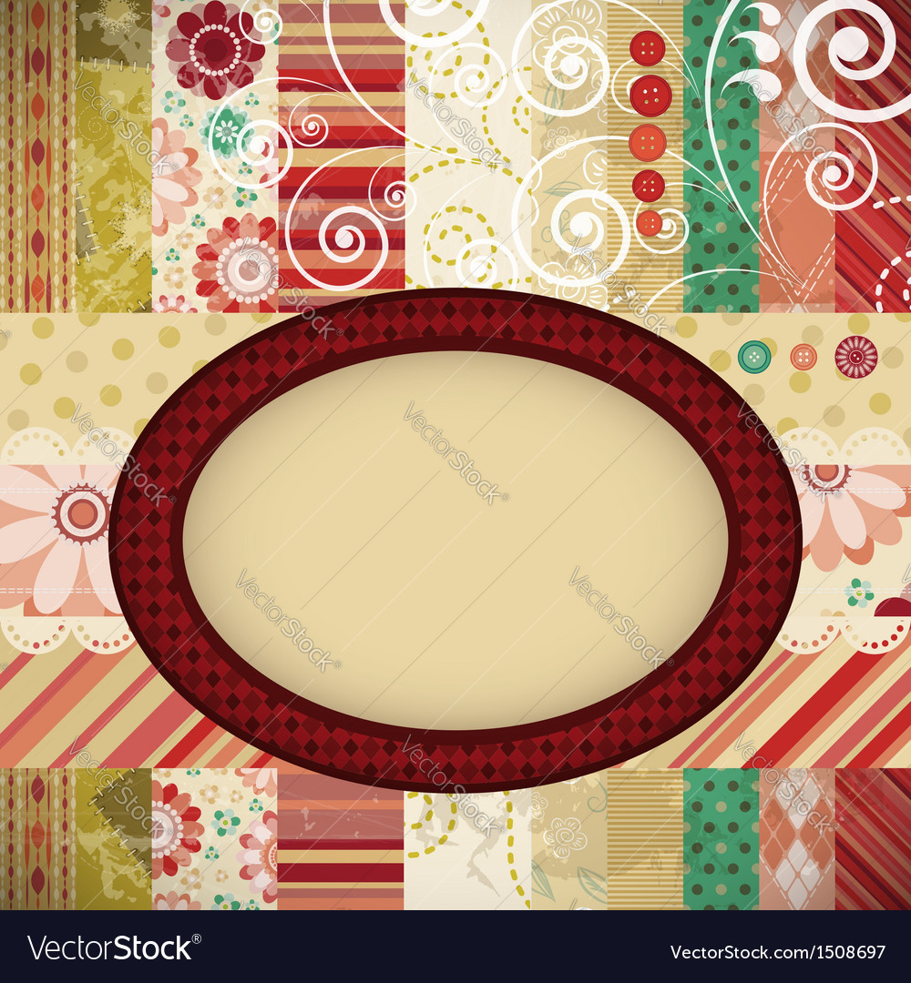 Patchwork Scrap Background