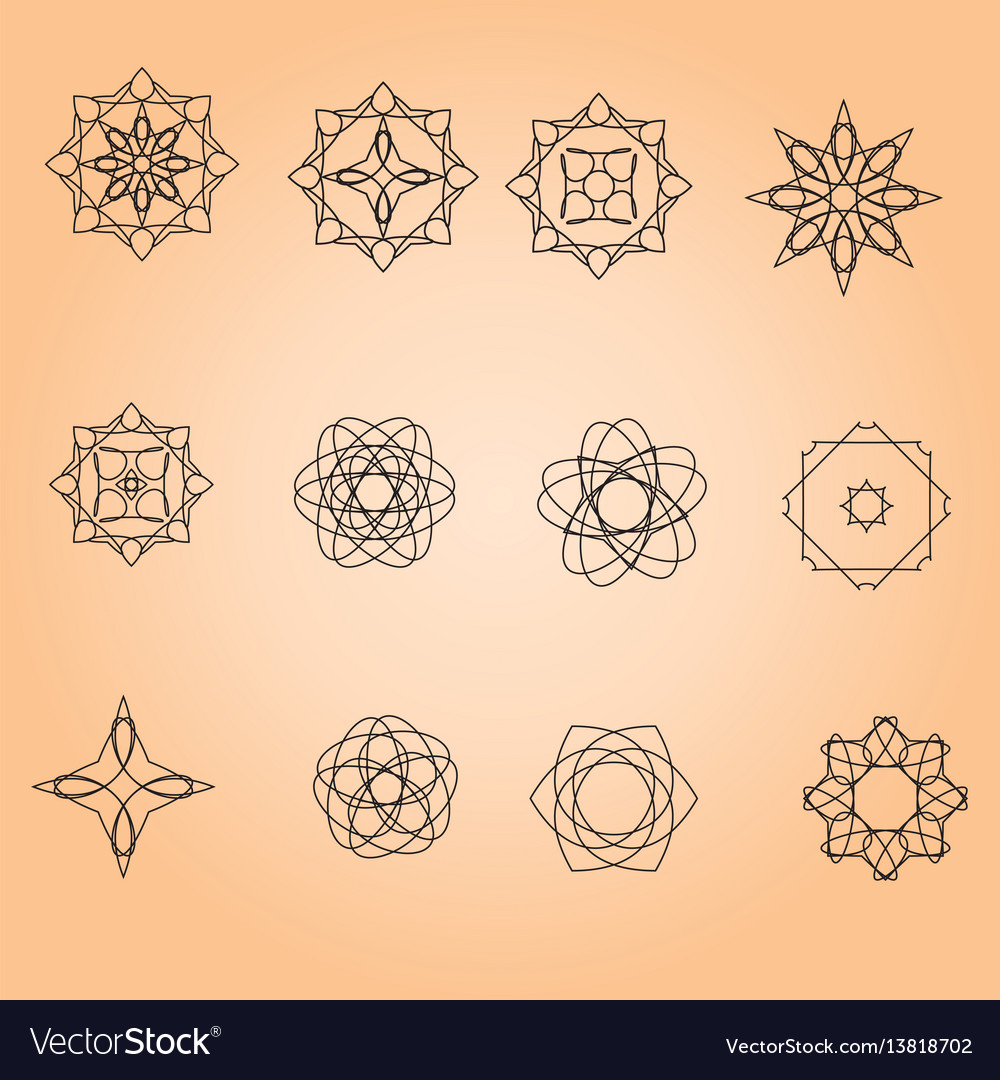 A set of minimal round patterns