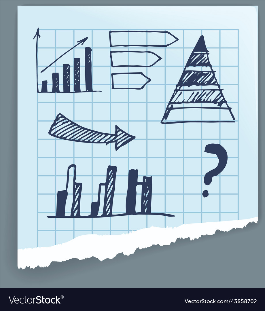 Graphical representation of data by linear vector image Graphical representation of data by linear