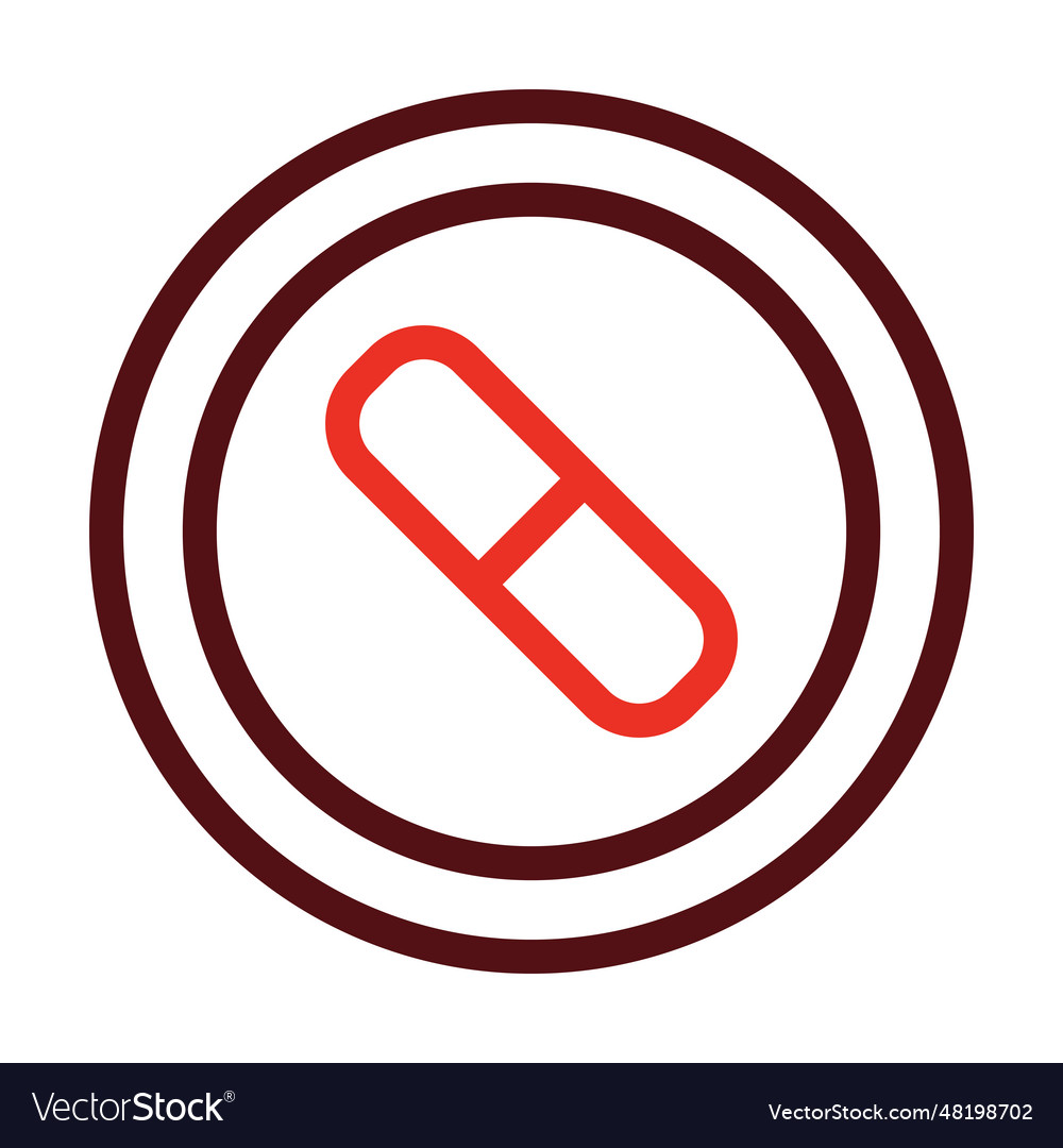 Healthcare glyph two color icon for personal