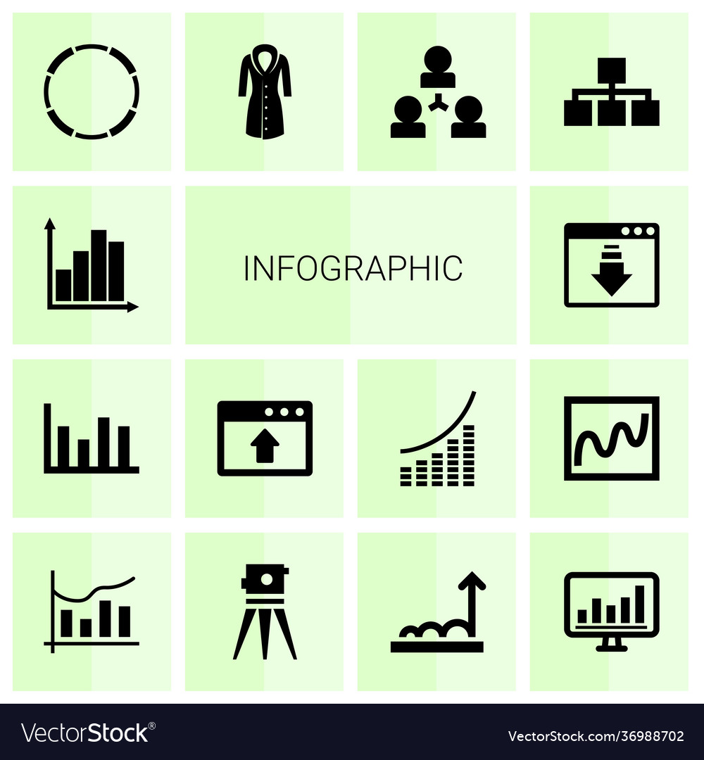 Infographic Icons Royalty Free Vector Image - Vectorstock