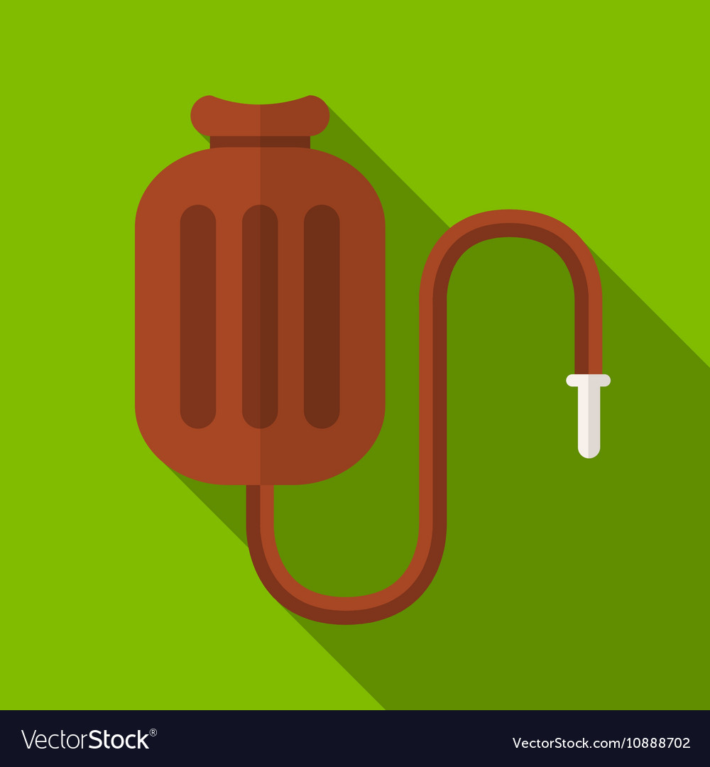 Medical warmer flat icon