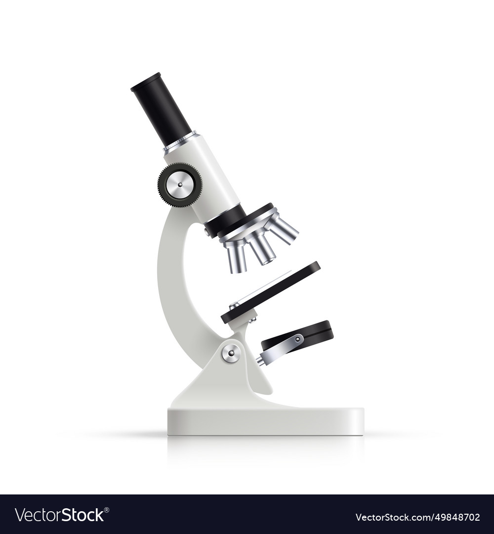 Microscope realistic image single object