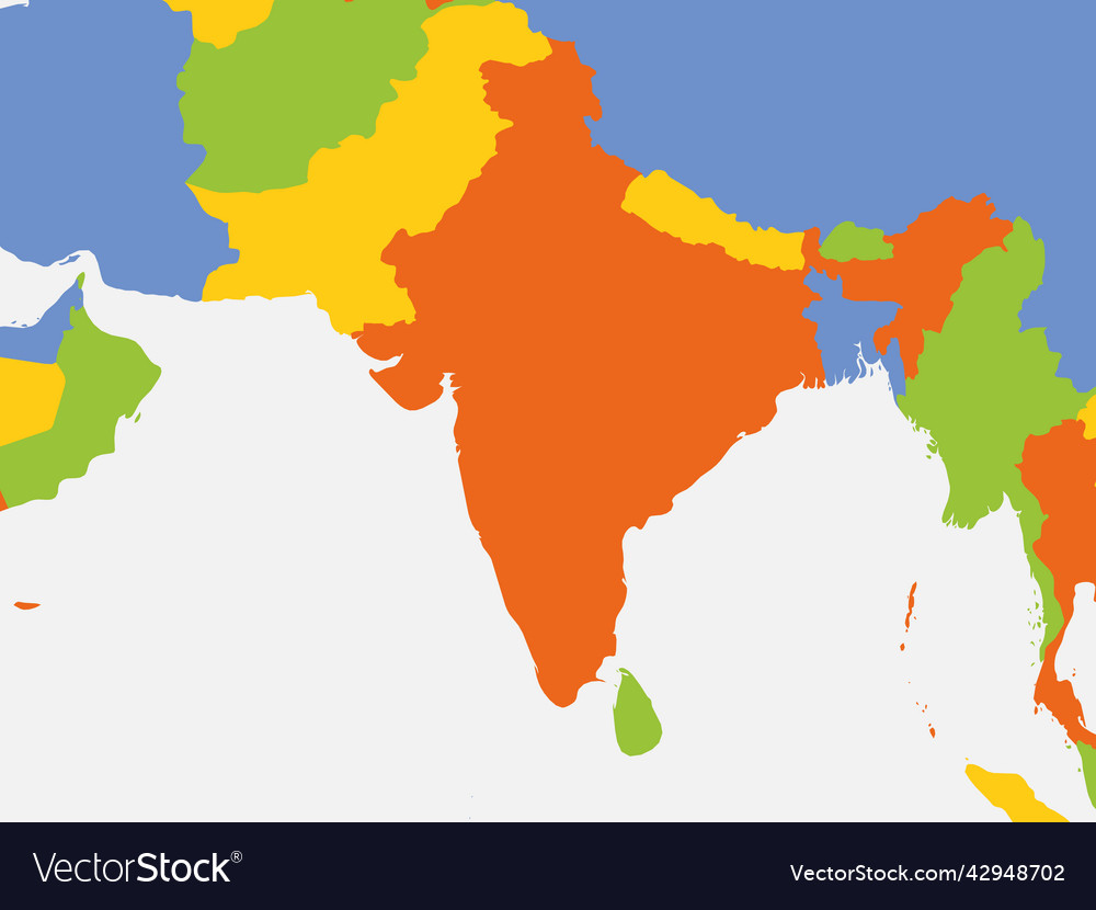 Political Map Of Southern Asia Royalty Free Vector Image Political Map Of Southern Asia Vector 42948702