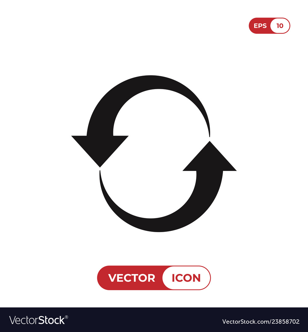 Restart icon updatereloadrefreshreset symbols