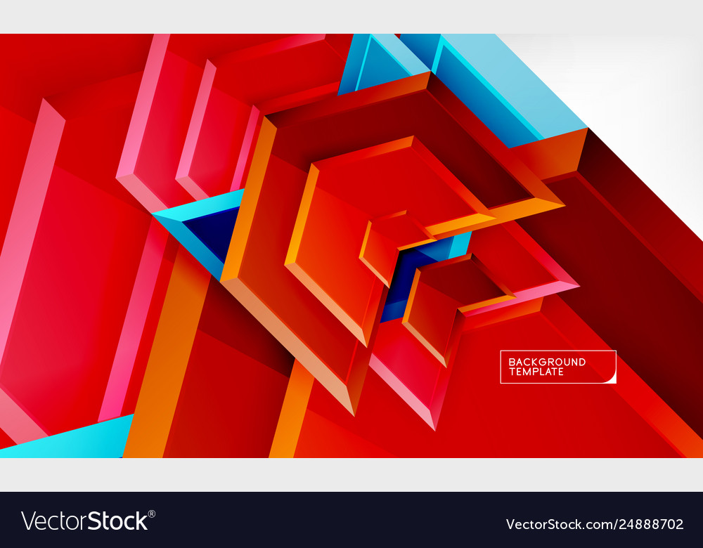 Techno arrow background template design vector image Techno arrow background template design