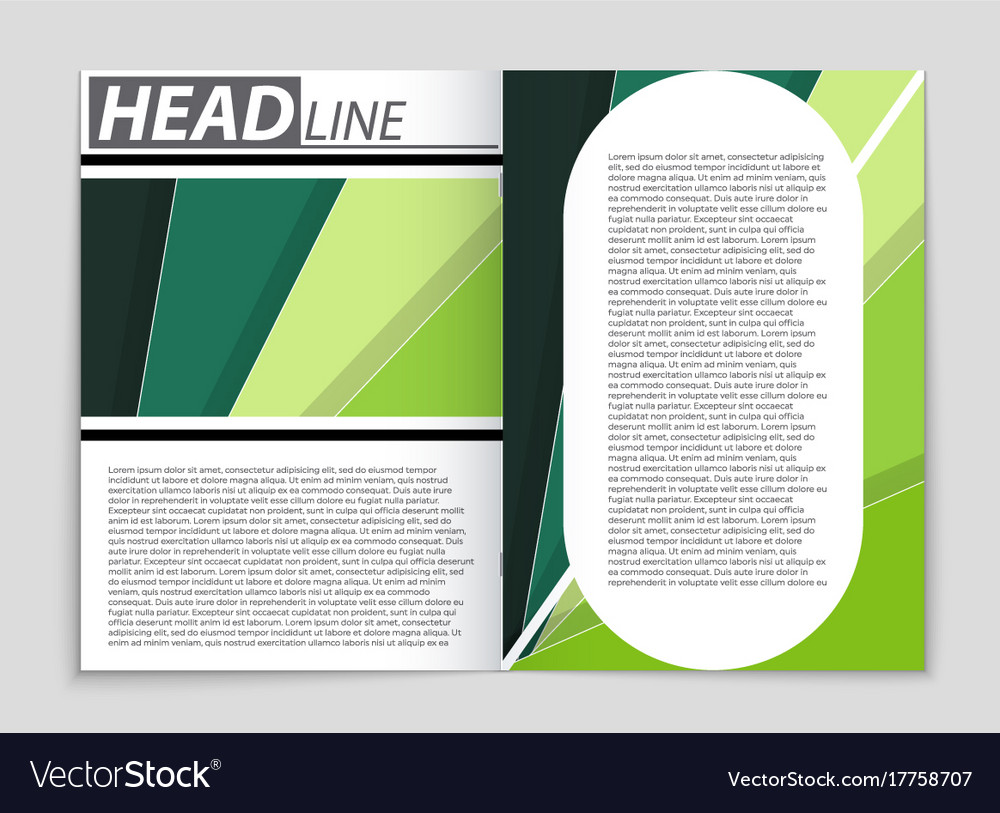 Abstract layout background set for art