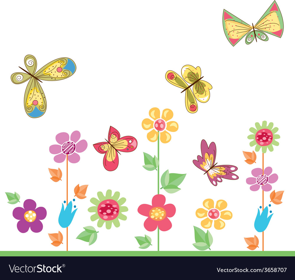 Butterflies-with-flowers-2