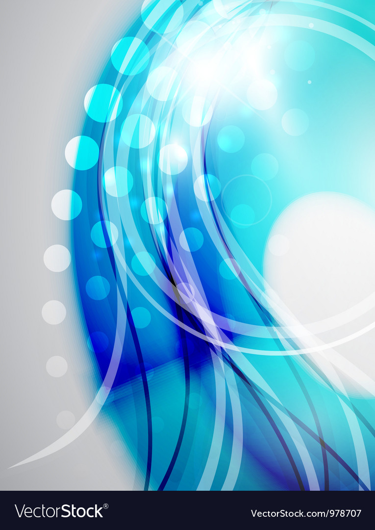 Colorful abstract wave background