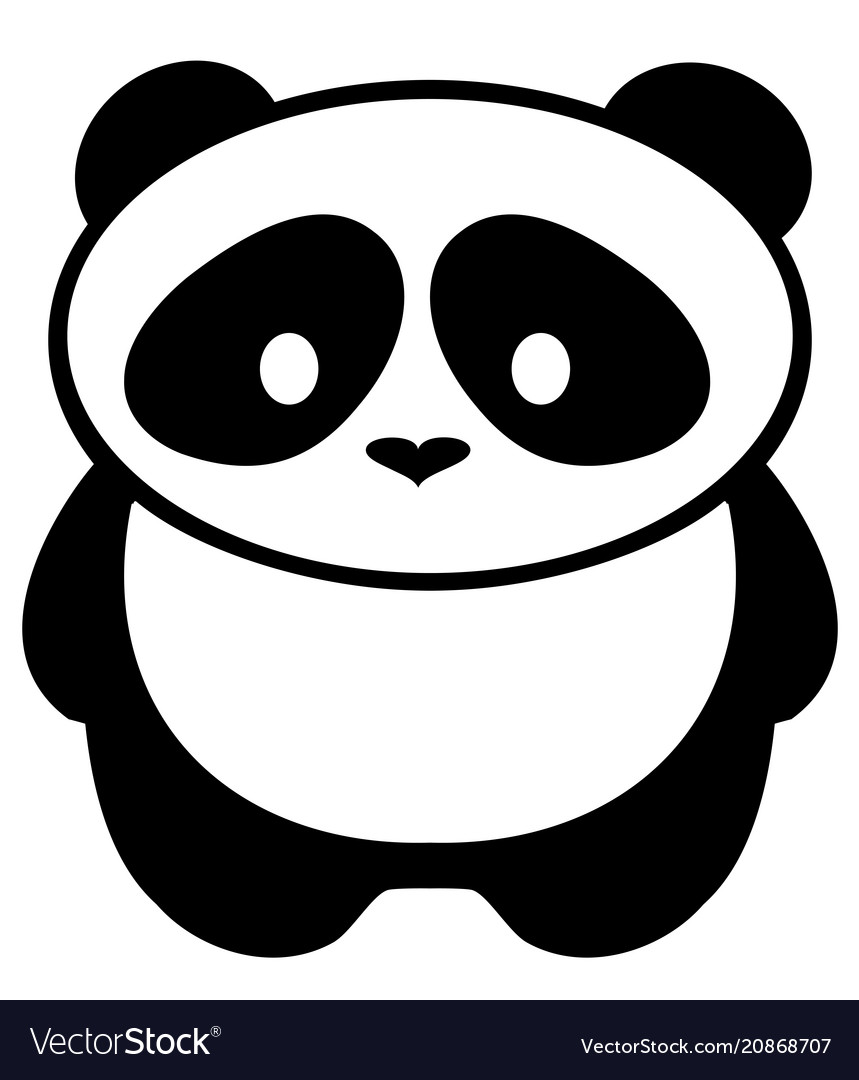 Panda bear Royalty Free Vector Image - VectorStock