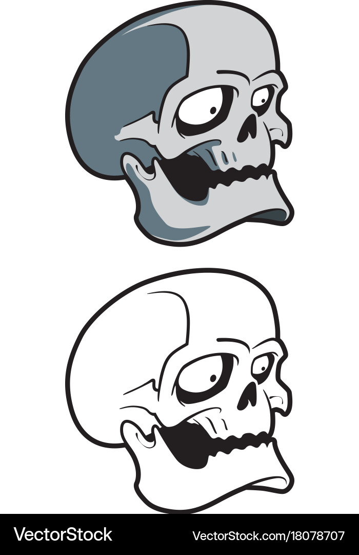 Skull Royalty Free Vector Image - VectorStock