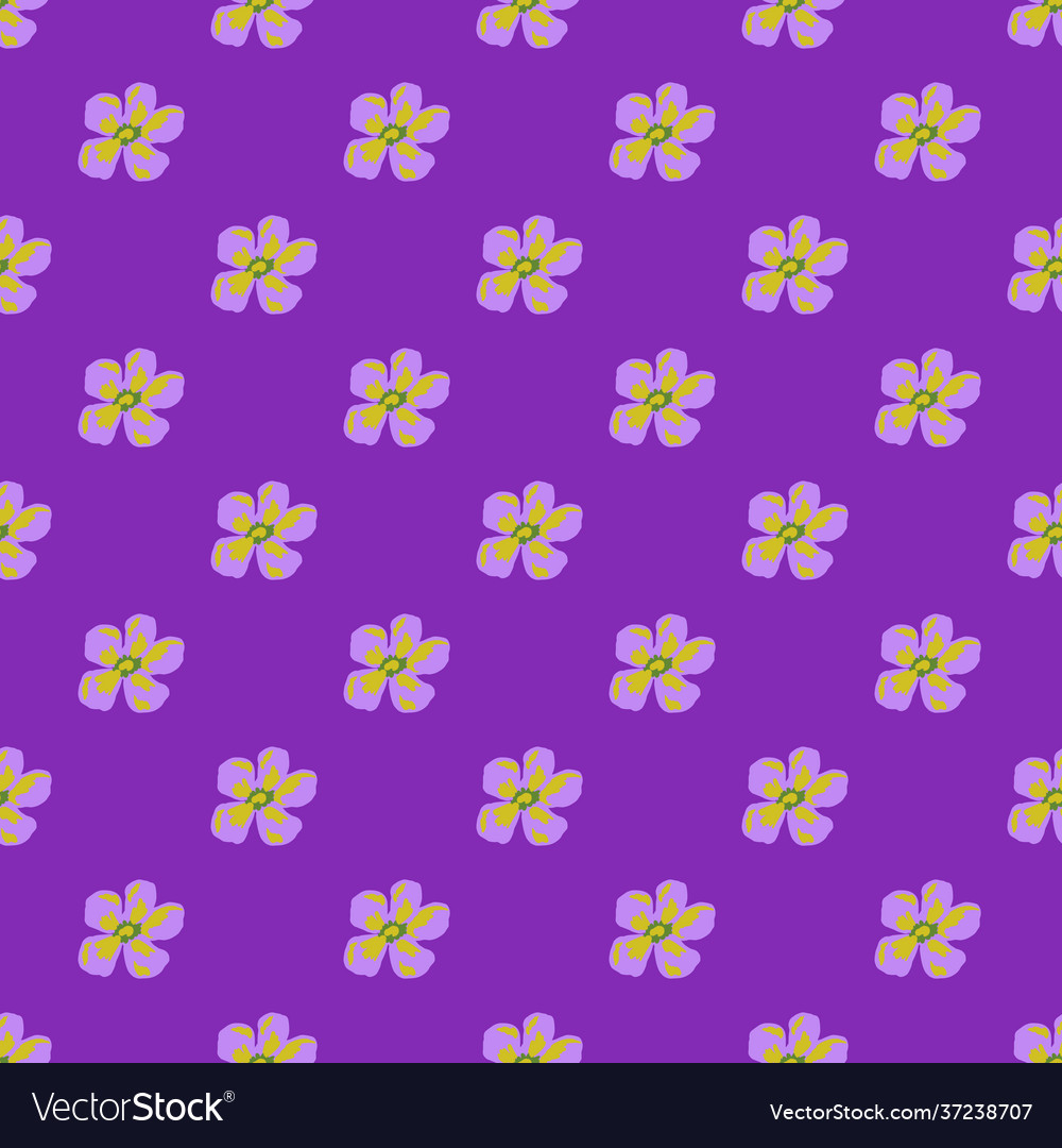 Spring time seamless pattern with hand drawn vector image Spring time seamless pattern with hand drawn