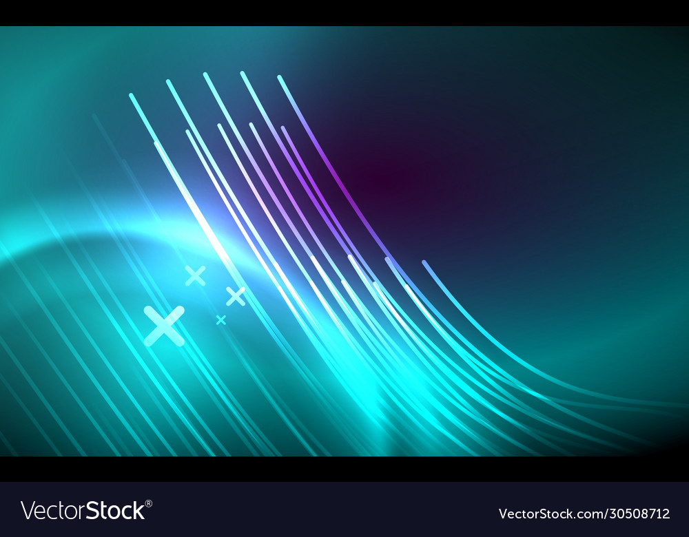 Abstract background - neon line design