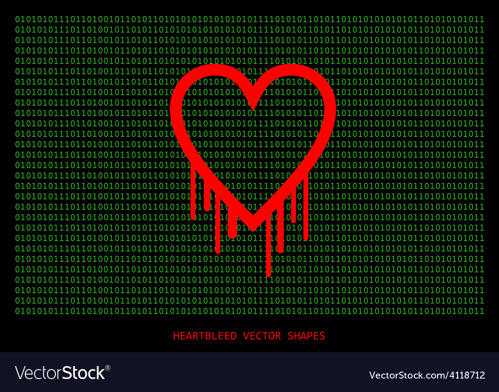 Heartbleed openssl bug shape bleeding heart