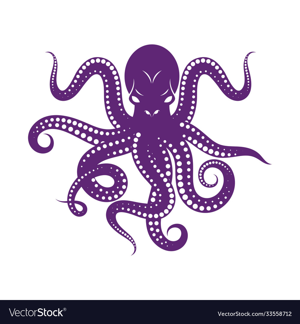 Octopus icon Royalty Free Vector Image - VectorStock