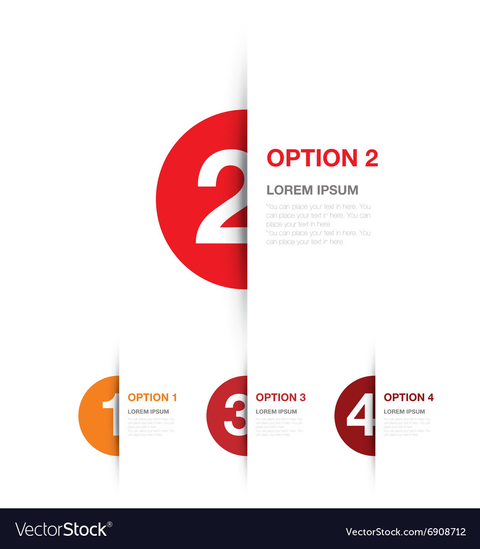 Red option background