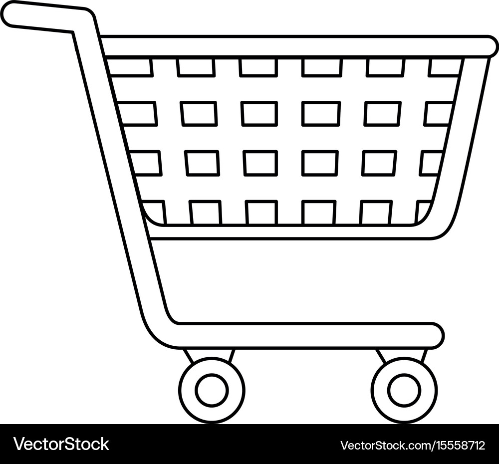 Shopping cart symbol Royalty Free Vector Image