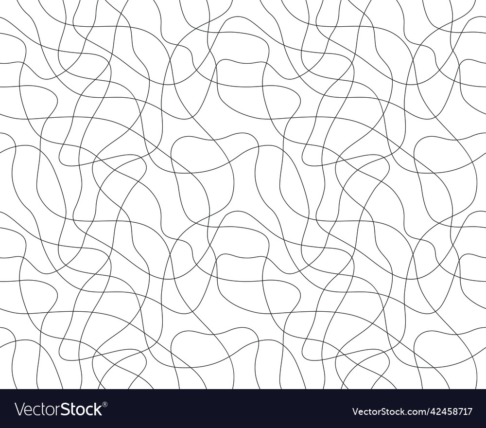 Background with black wave lines Royalty Free Vector Image