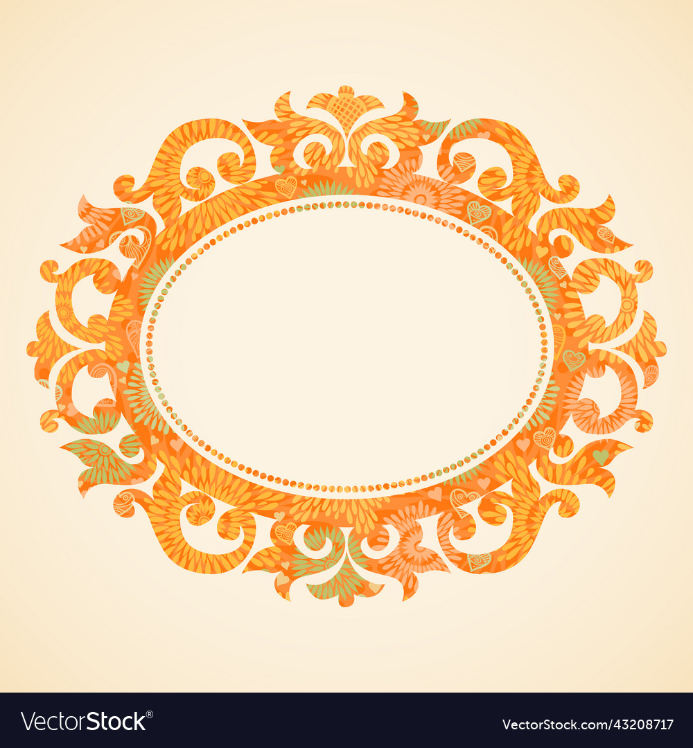 Concept abstract autumn frame with place for text