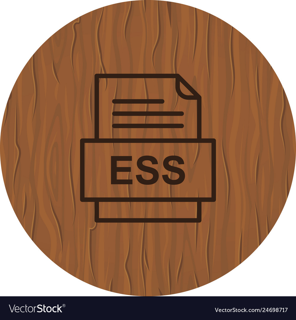 Ess file document icon