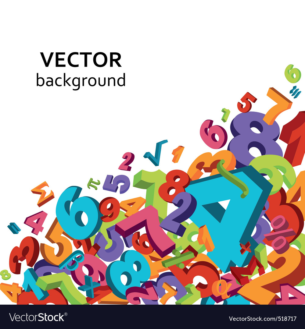 Mathematical background Royalty Free Vector Image