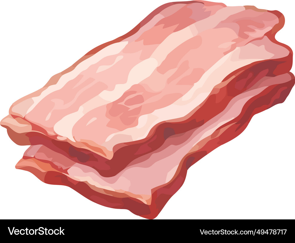 Meat product pork Royalty Free Vector Image - VectorStock
