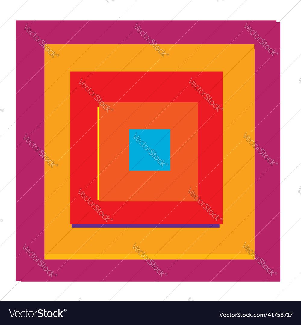 Overlapping random squares abstract colorful Vector Image Overlapping random squares abstract colorful