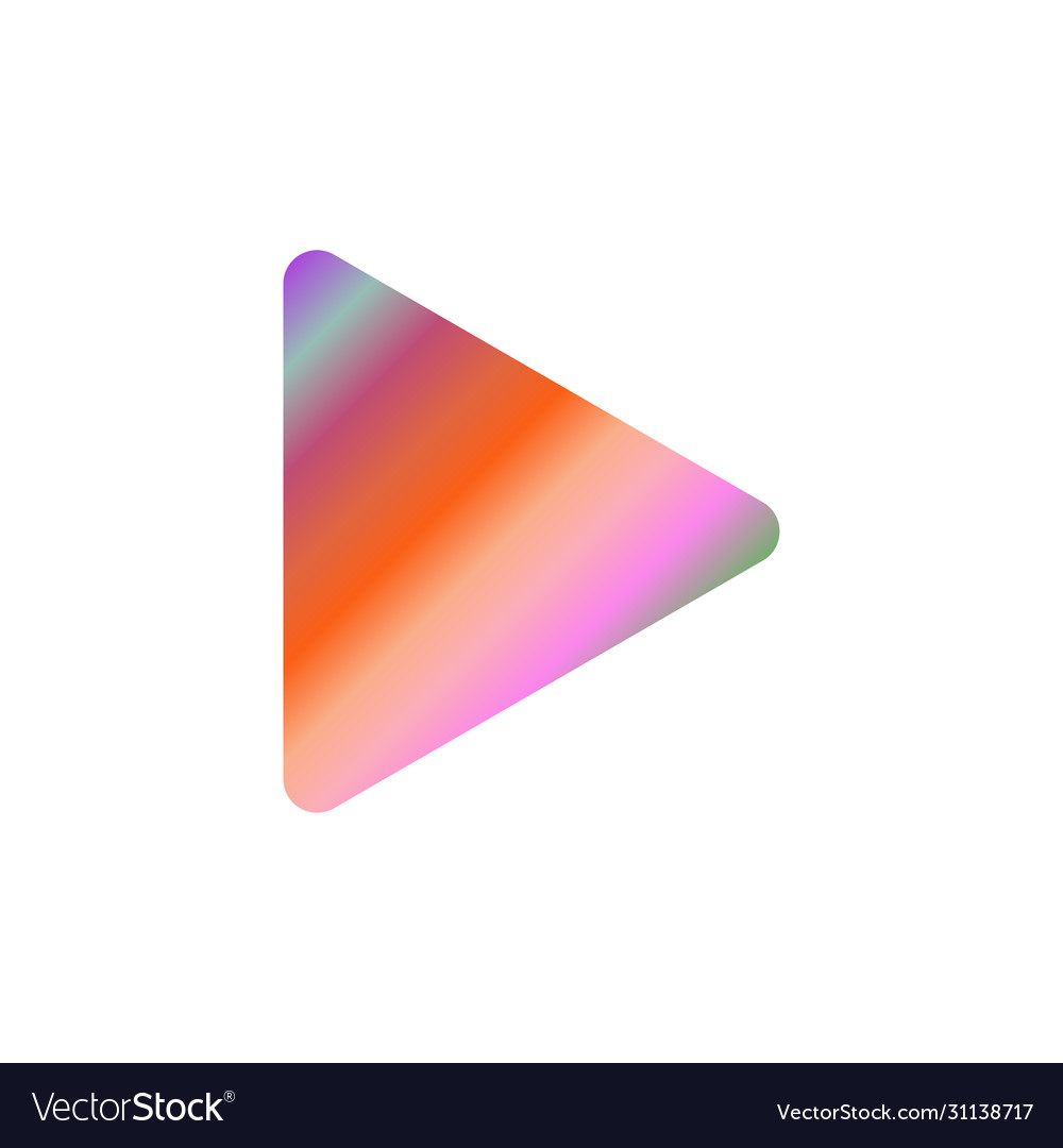 Play button concept isolated sign