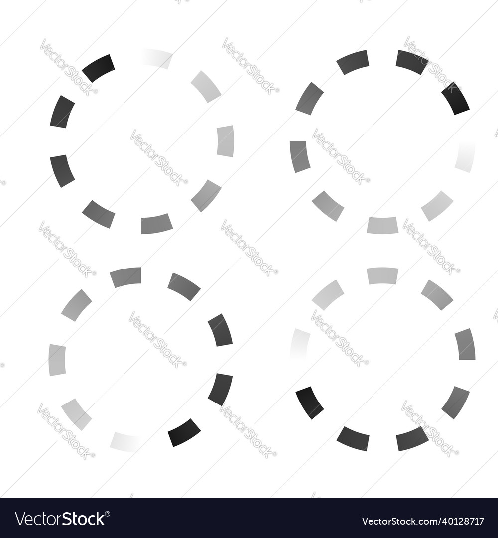 Progress steps phases indicator preloader buffer vector image Progress steps phases indicator preloader buffer