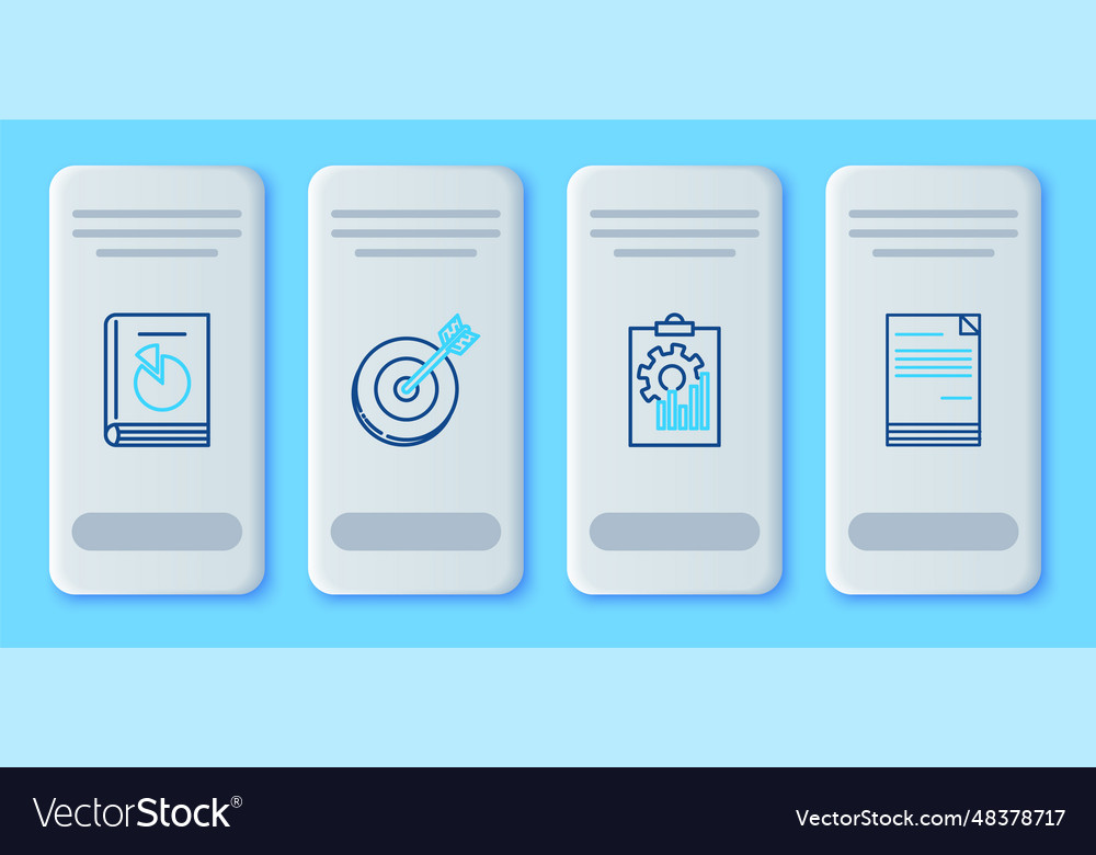 Richten Sie Ziel-Clipboard mit Diagramm-Diagramm Benutzer vector image Richten Sie Ziel-Clipboard mit Diagramm-Diagramm Benutzer