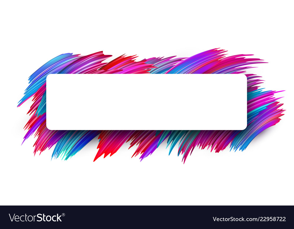 Download Abstract banner with white rectangular frame and Vector Image