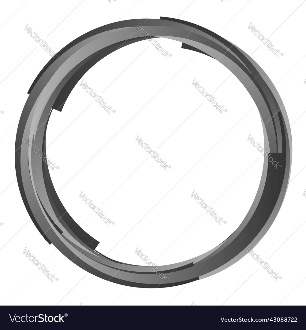 Abstract circle circular design element icon vector image Abstract circle circular design element icon