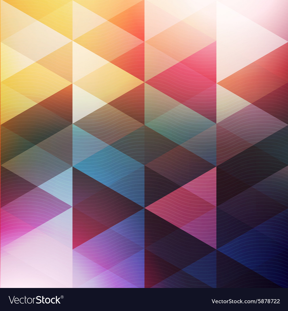 Abstract colorful background with triangles