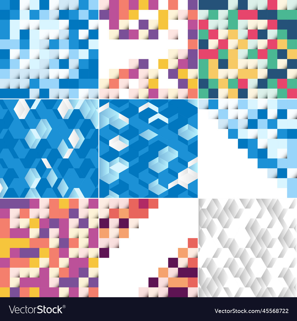 Background with an of abstract squares