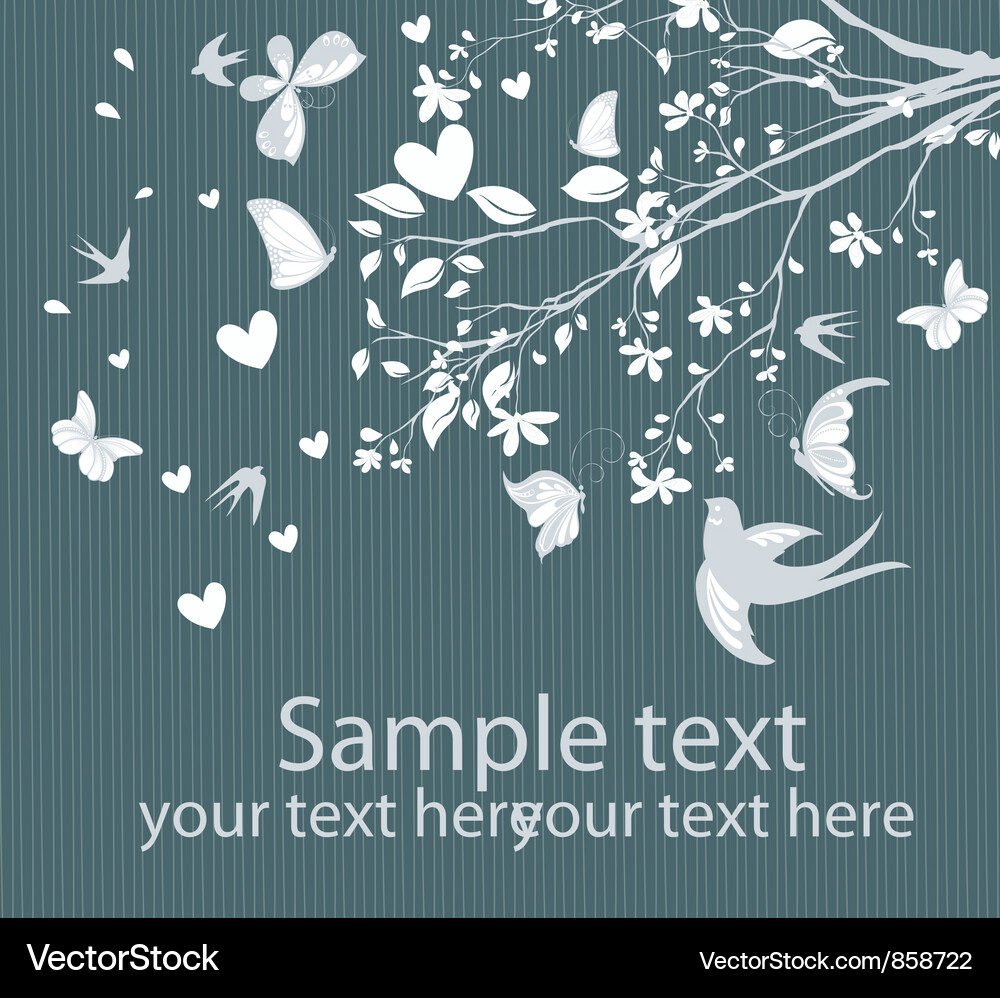Floral Leaf Background Royalty Free Vector Image