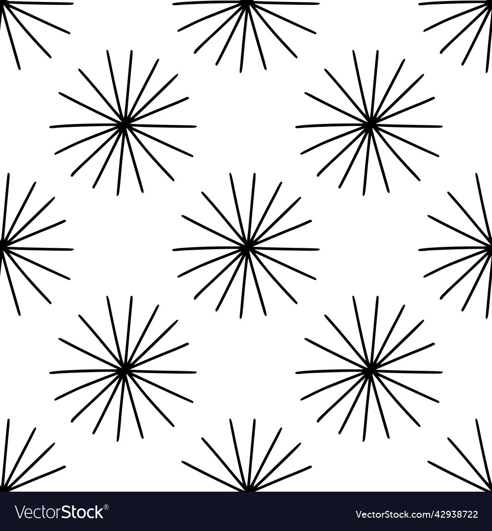 Geometric simple boho seamless pattern vector image Geometric simple boho seamless pattern