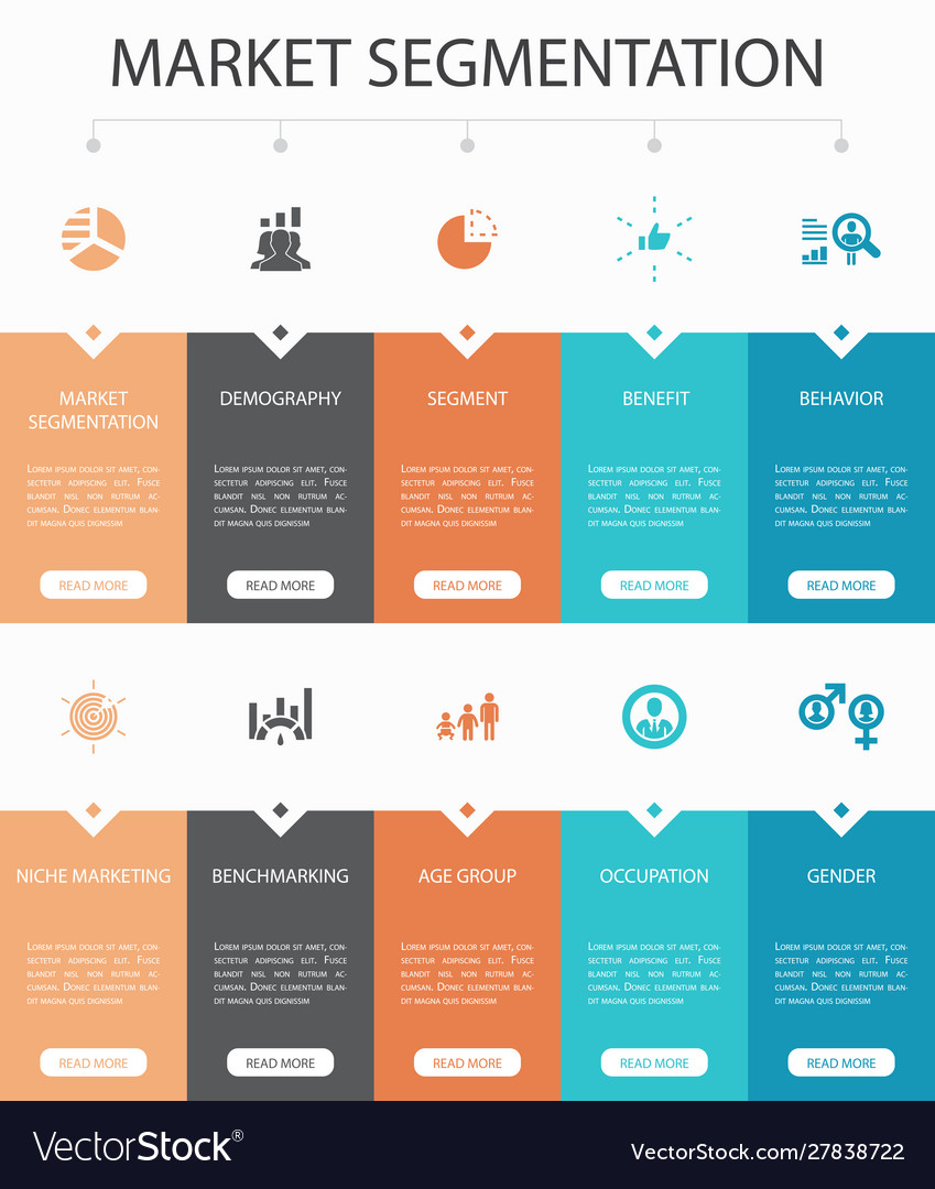Market Segmentation Icons & Strategy