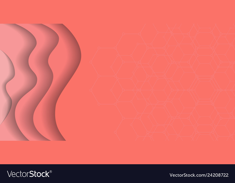 Minimalistic banner design with many layers vector image Minimalistic banner design with many layers