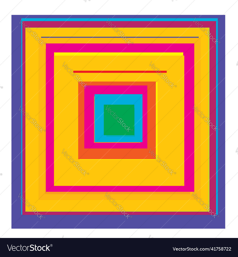 Overlapping random squares abstract colorful Vector Image Overlapping random squares abstract colorful