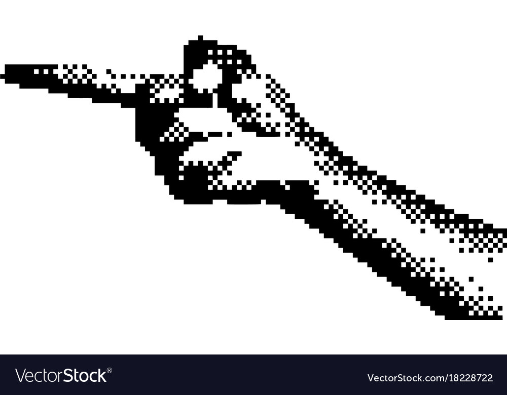 Pixelated Hand Pointing