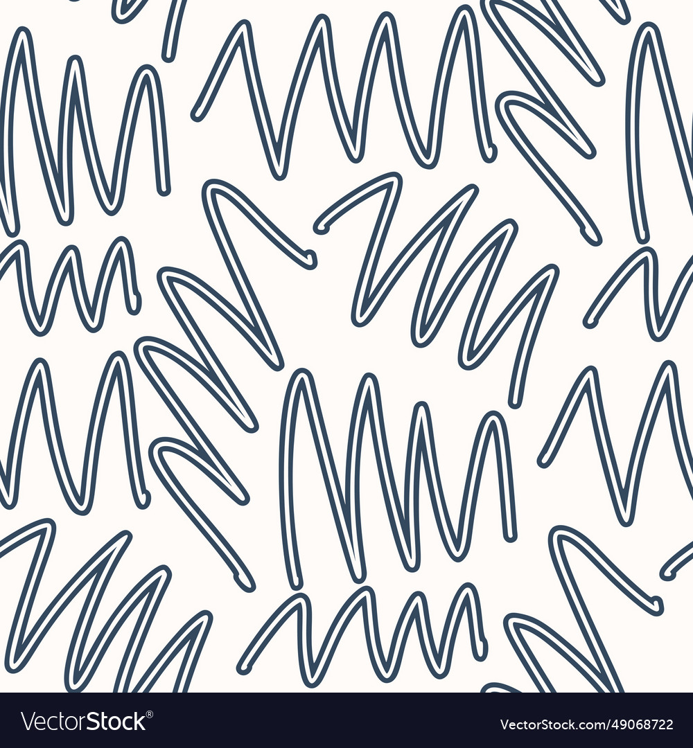 Seamless pattern with monochrome abstract vector image Seamless pattern with monochrome abstract