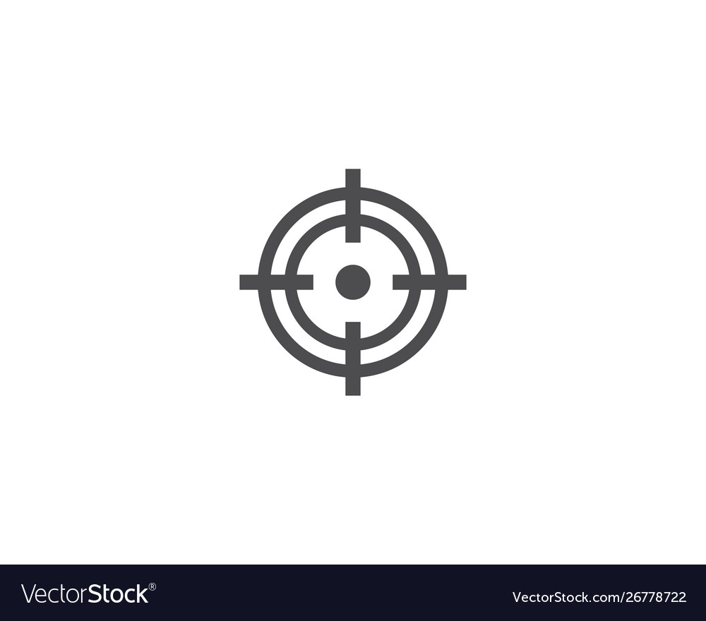 Target icon Royalty Free Vector Image - VectorStock